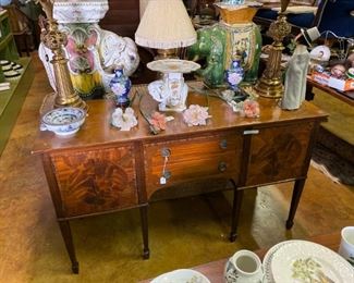 FLAME MAHOGANY SIDEBOARD