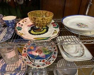 SELECTION OF LARGE SERVING PLATTERS