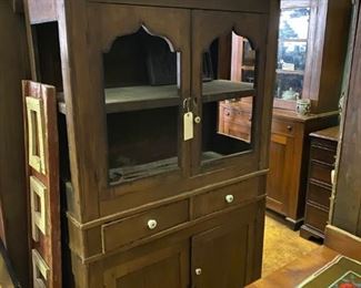 COUNTRY TWO PIECE CUPBOARD