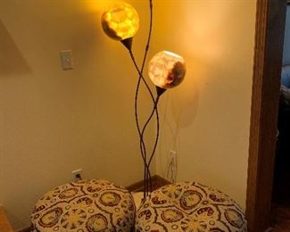 Capiz Shell Orb Lamp