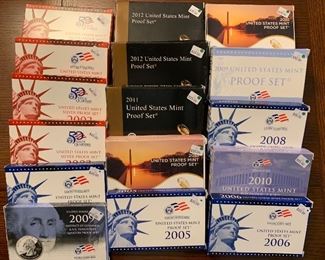 US Mint Proof Coin Sets