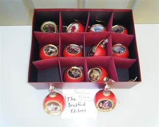 porcelain Norman Rockwell ornaments