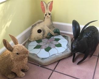 Bunny figurines