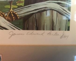James Edward Partee Jr. Waterfowl Art 1984