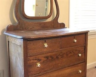 Antique dresser w/ mirror