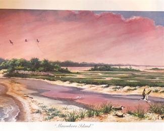 Masonboro Island Art Print ~ NC National Treasures Series