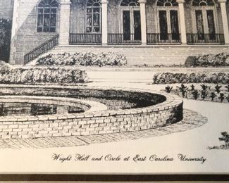 Wright Hall and Circle at East Carolina University