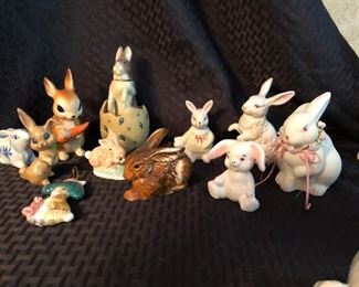 Bunny figurines