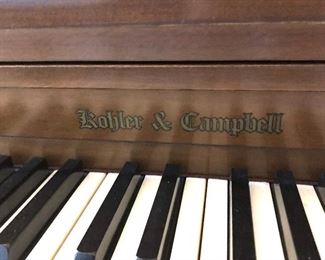 Kohler & Campbell Spinet Upright Piano