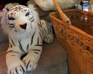 White tiger stuffed animals