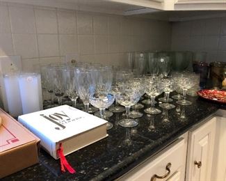 cookbooks glassware Crystal