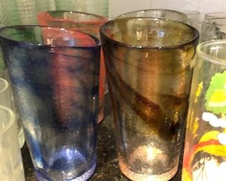 swirl art glassware