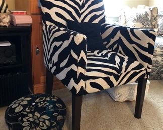 zebra Arm chair