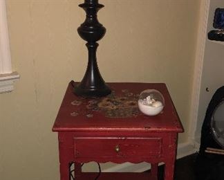 HANDPAINTED SIDE TABLE