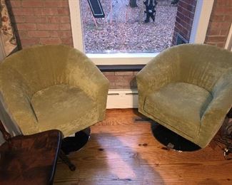 MID-CENTURY SWIVEL CHAIRS