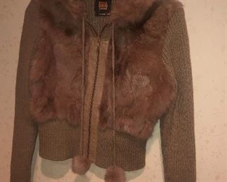 LADIES RABBIT FUR JACKET