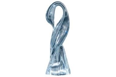 0068 Large Daum France Crystal Swan Figure