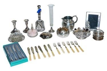 0155 Misc Silverplated Objects