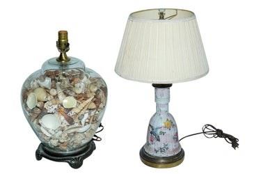 0168 Asian Style Ceramic Table Lamp