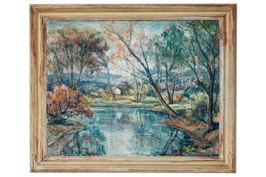 0182 William Fisher Impressionist Landscape