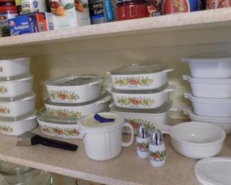 Corning ware....larger pieces casseroles sold