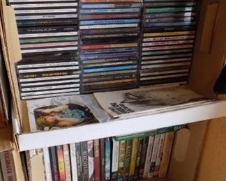 CDs, DVDs, and VHS