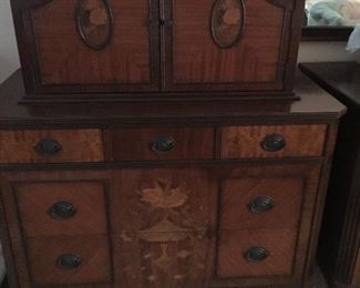 Gorgeous antique dresser. Drawers slide nicely