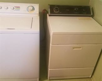 washer and dryer