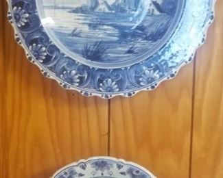 Blue and White plates, Delft plates