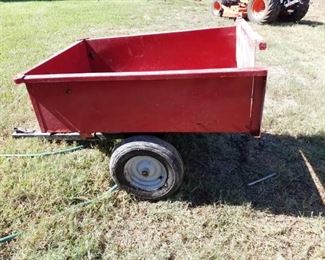 small trailer, piggy back wagon