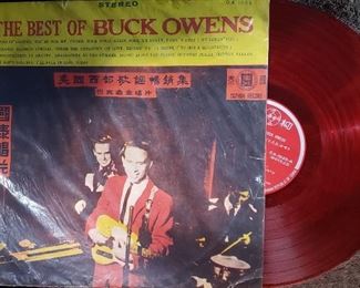 red vinyl Taiwan Import record, album, lp