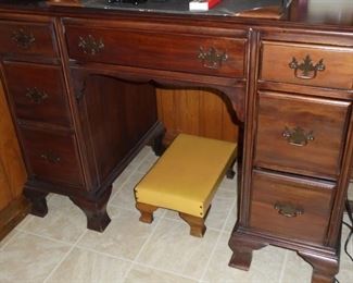 small wood desk