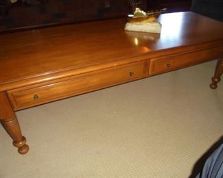 Matching 2 drawer coffee table