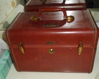 Vintage makeup luggage