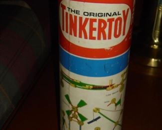 Vintage The Original Tinker Toy in original container (full)
