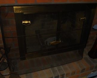 Fire place screen