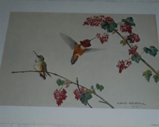 2 Hummingbirds R-Bruce Horsfall  1921