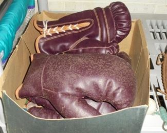 2 pair vintage boxing gloves