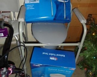 ADA potty seat/ toilet & safety frame 