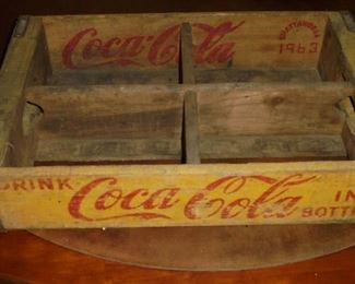 Vintage wood Coca Cola crate - Chattanooga 1963