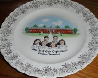 Vintage Church of God Orphanage Cleveland Tn. plate