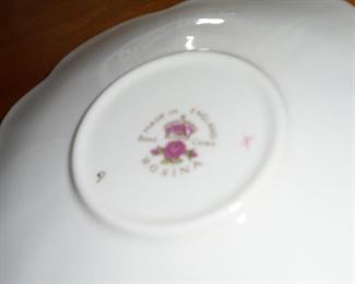 Vintage dish & cup Rosina bone china