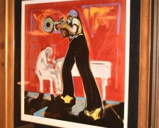 Billy Dee Williams Original Signed Serigraph ”The Groove”