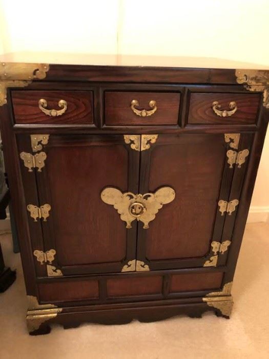 Asian Inspired Storage Cabinet