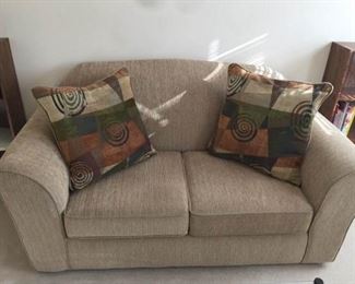 Beautiful Fabric Loveseat