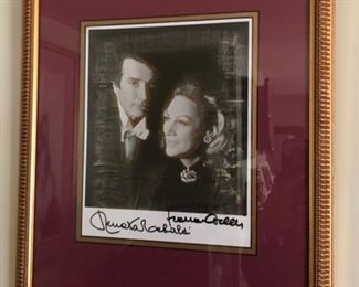 Signed opera performers photos 
