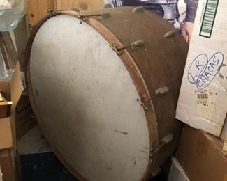 Old marching band drum 