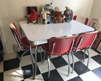 Retro kitchen table & chairs 