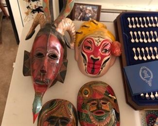 African masks 