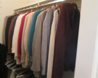 Men's Clothing, Sizes L-XL, Sport Coats, Slacks, Shirts, Sweaters, Shoes, Ties, Socks, Belts, Underwear. Some items still Tagged!